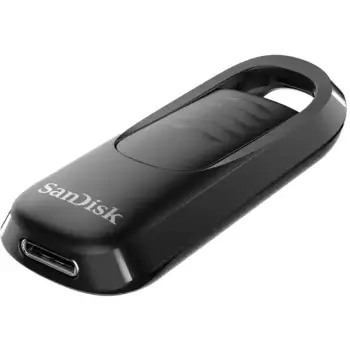 USB stick Sandisk Ultra Slider 256GB, Type-C, e zezë