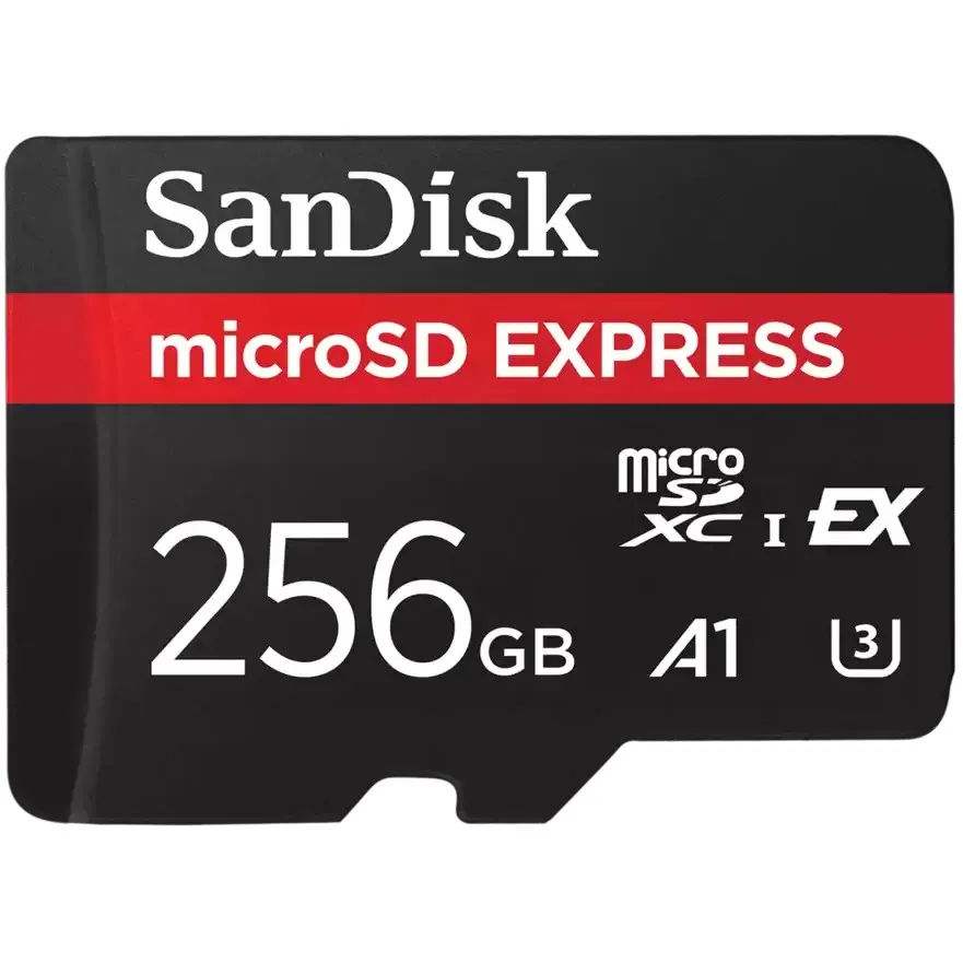 microSD Express Sandisk 256GB A1 UHS-I UHS-II i zi - 1