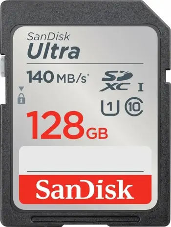 Kartë memorie SanDisk Ultra SDSDUNB-128G-GN6IN, 128GB