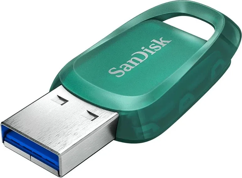 USB SanDisk Ultra Eco, 128GB, USB 3.2, e gjelbër - 2