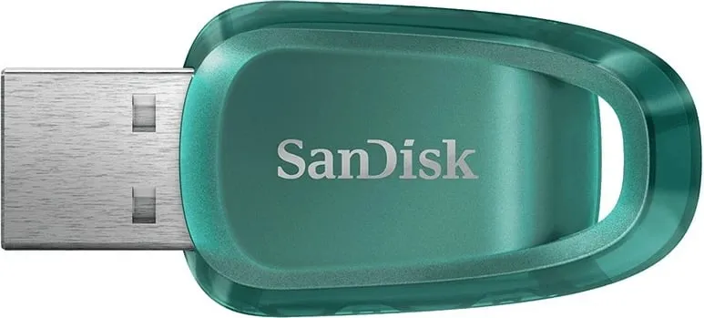USB SanDisk Ultra Eco, 128GB, USB 3.2, e gjelbër - 3