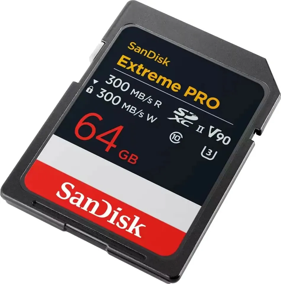 Kartelë memorie SanDisk Extreme PRO 64GB SDXC Class 10 UHS-II e zezë - 2