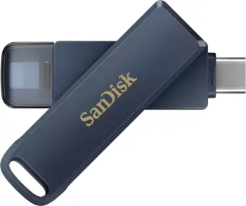 USB flash SanDisk iXpand 64GB, USB Type-C/Lightning, 3.2 Gen 1, blu