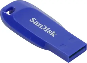 USB Sandisk Cruzer Blade 32GB, electric blue