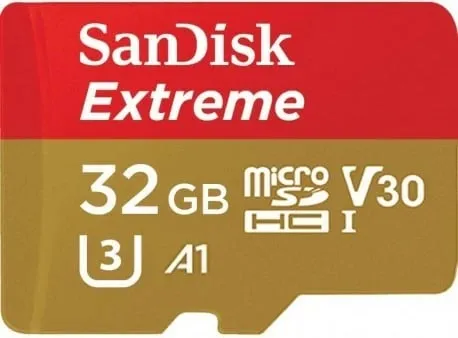 Kartelë memorie Sandisk Extreme 32GB microSD me adapter - 2