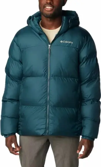 Xhaketë dimërore Columbia Puffect Hooded Jacket M, Thermarator, rezistente ndaj ujit, blu navy