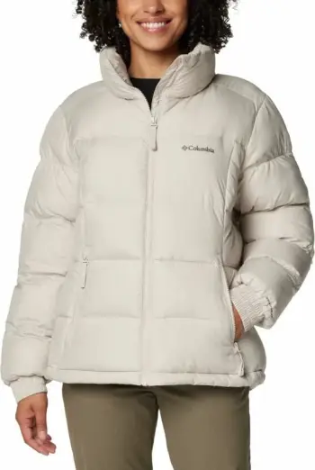 Xhaketë për femra Columbia Pike Lake Full Zip W, e ngrohtë, bezhë e çelët