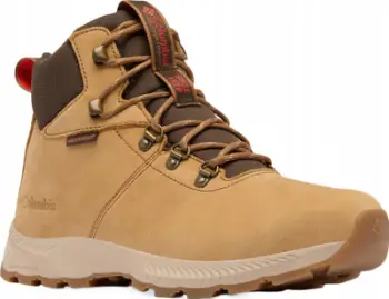 Këpucë trekking Columbia Landroamer Explorer WP M, lëkurë, Omni Grip, bezhë