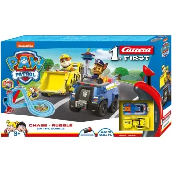 Set garash Carrera First PAW PATROL, 2.9m, me telekomandë, shumëngjyrësh