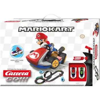 Set veturash dhe piste Carrera Mario Kart, 2 lojtarë, 6+ vjeç, ngjyra të ndryshme