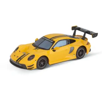 Model sportiv Porsche 911 GT3 R Carrera, 8 vjeç, e verdhë