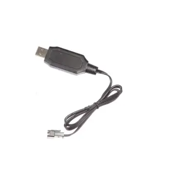 Kabllo USB Carrera për bateri LiFePo4 6.4V, e zezë