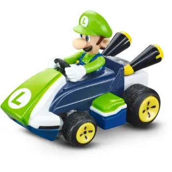 Lodra Carrera – Mini Racer – 2.4GHz Mario Kart(TM) Mini RC. Luigi (Kuti letre)