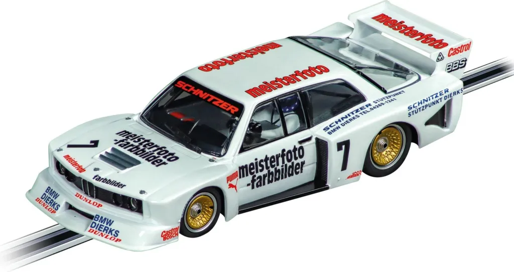 Makine lodër Carrera BMW 320 Turbo Flachbau Digital 132, me drita, multikolor - 1