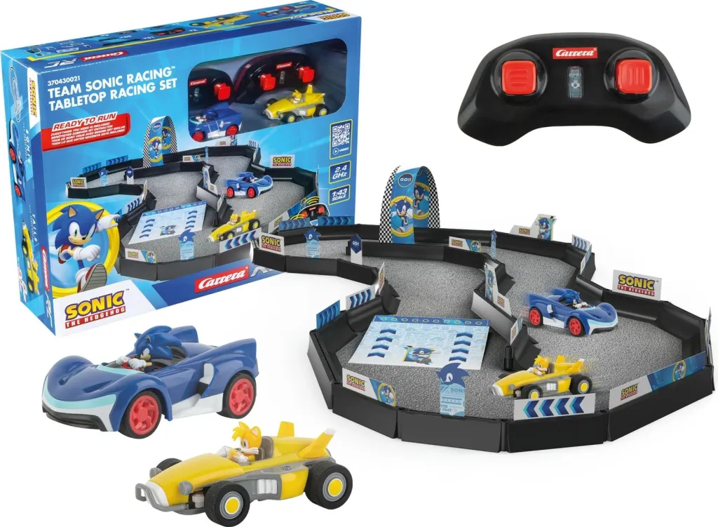 Set gare tavoline Carrera Team Sonic Racing, 2 makina, RC, multi - 1