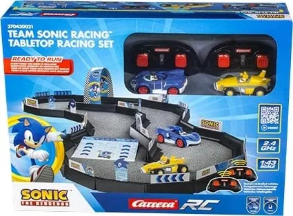 Set gare tavoline Carrera Team Sonic Racing, 2 makina, RC, multi - 2