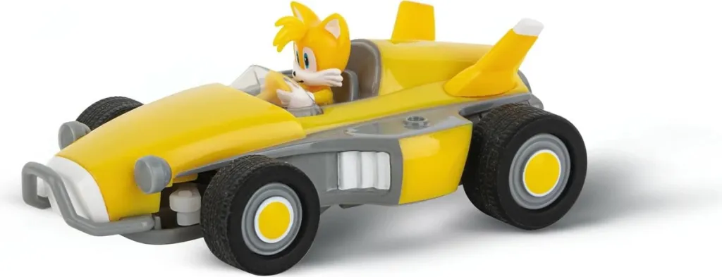 Veture lodër Carrera Mini Racer Team Sonic Racing Tails 1:43, e verdhë - 1