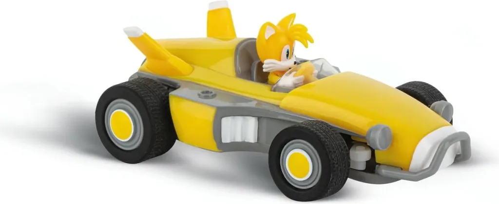 Veture lodër Carrera Mini Racer Team Sonic Racing Tails 1:43, e verdhë - 2