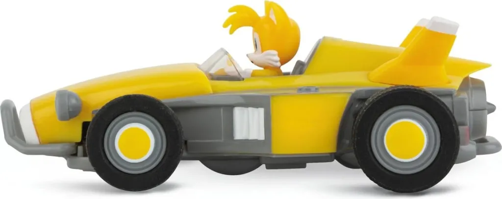 Veture lodër Carrera Mini Racer Team Sonic Racing Tails 1:43, e verdhë - 3