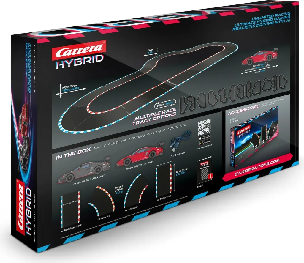 Set garash Carrera 50050002, 12 vjet, Ngjyra e zezë, blu, e verdhë - 2