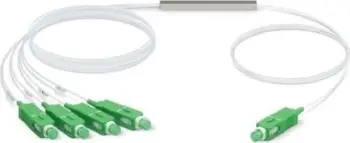 Ndarës optik Ubiquiti, 1:4, SC/APC, G.657A1, 900µm, 1.5m
