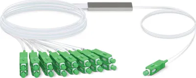 Kabllo Splitter Ubiquiti UFiber 1:16, SC/APC, 900um, 1.5m, e bardhë - 1