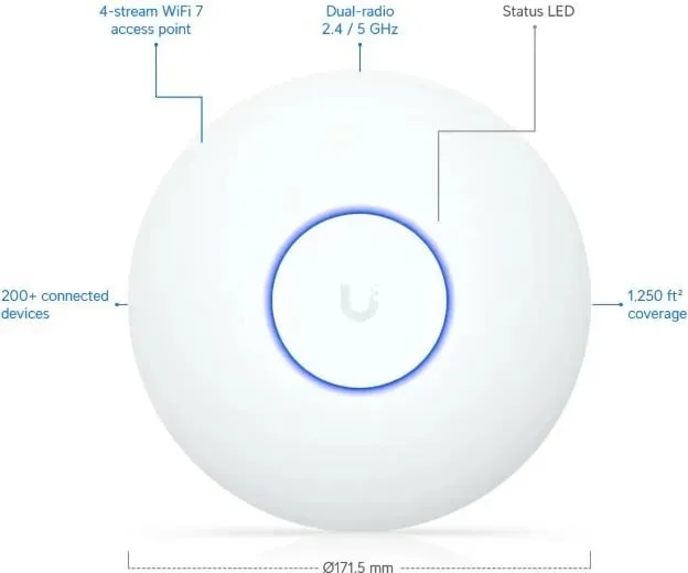 Access Point Ubiquiti UniFi U7 Lite - 6