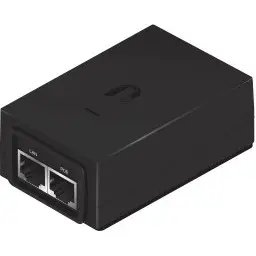 Adapter PoE Ubiquiti POE-24-30W, Gigabit Ethernet, 24 V, 30 W, e zezë