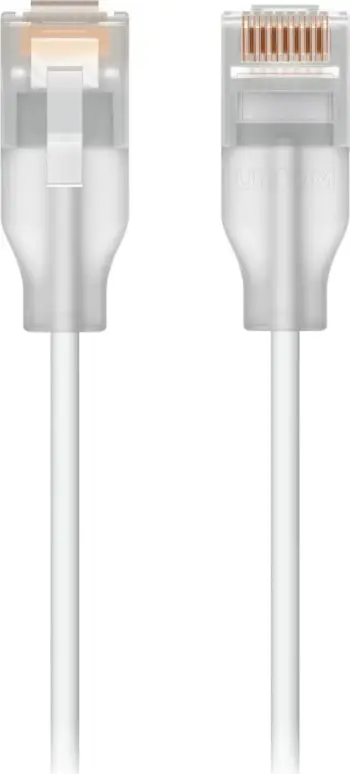 Kabëll rrjeti Ubiquiti UACC-Cable-Patch-EL-12M-W, 12 m, Cat6, RJ-45, i bardhë