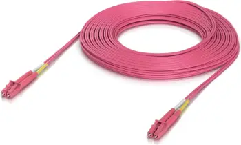Kabllo optike Ubiquiti UACC-OFC-M2-LULU-15M, 15 m, LC/LC, OM4, ngjyrë rozë