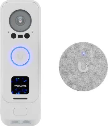 Zile dere smart Ubiquiti UniFi Access Doorbell Pro PoE KIT, 5MP, bardhë