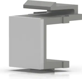 Kapëse mbuluese për portë rrjeti Ubiquiti UISP UACC Keystone Blank Insert, set 24 copë, e zezë