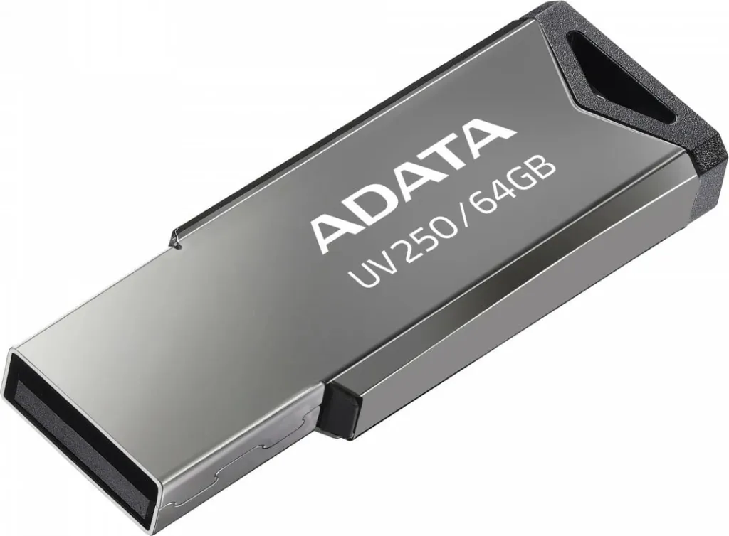 USB ADATA UV250, 64GB, e argjendtë - 3