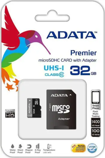Kartë memorie ADATA microSDHC, 32GB, Class 10
