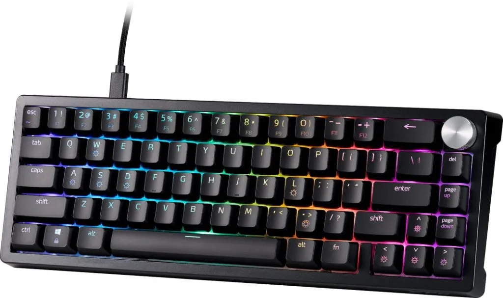 Tastierë ADATA ADATA XPG Sorcerer Mini 65%, Red Switch, US, e zezë - 4