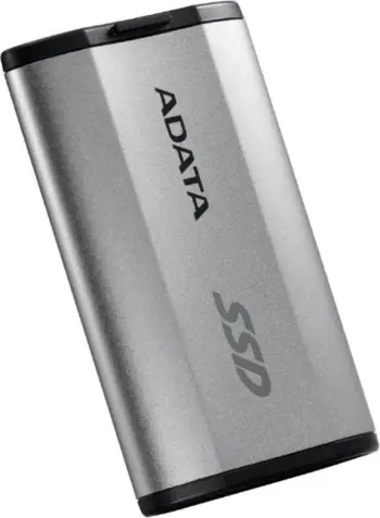 Disk SSD ADATA SD810, 1TB, USB-C, i zi/argjendtë