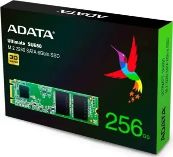 Disk SSD ADATA Ultimate SU650, 256GB, M.2 SATA