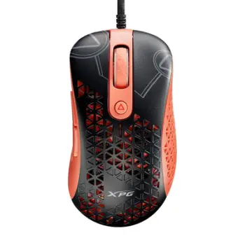Maus ADATA XPG, 73g, 12,000dpi, i zi/i portokalltë