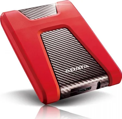 Hard disk A-Data HD650, i kuq - 1
