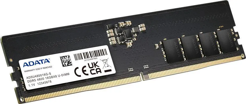 Memorie ADATA DDR5, 16 GB, 4800 MHz, CL40, AD5U480016G-S - 1