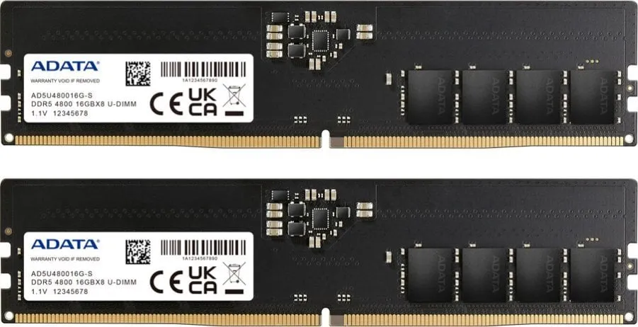 Memorie ADATA DDR5, 32 GB, 4800 MHz, CL40, AD5U480016G-DT - 1