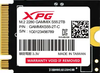 Disk SSD ADATA Gammix S55, 2TB, M.2 2230 PCI-E x4 Gen4 NVMe