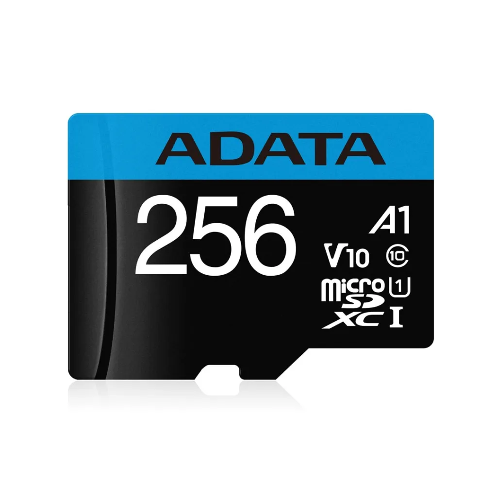 Kartë e memories ADATA Premier, MicroSDXC, 256 GB, Class 10 + përshtatës SD - 1