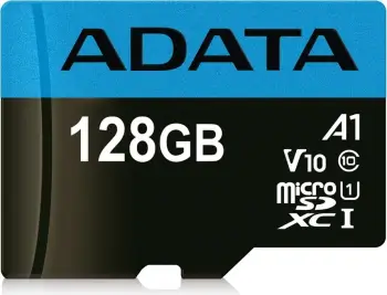 Kartë e memories ADATA Premier, MicroSDXC, 128 GB, Class 10 + përshtatës SD