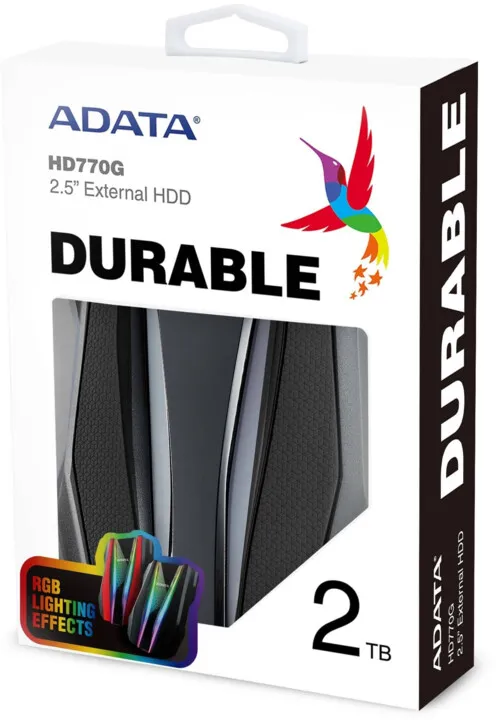 Disk i jashtëm ADATA HD770G, 2TB, i zi - 6