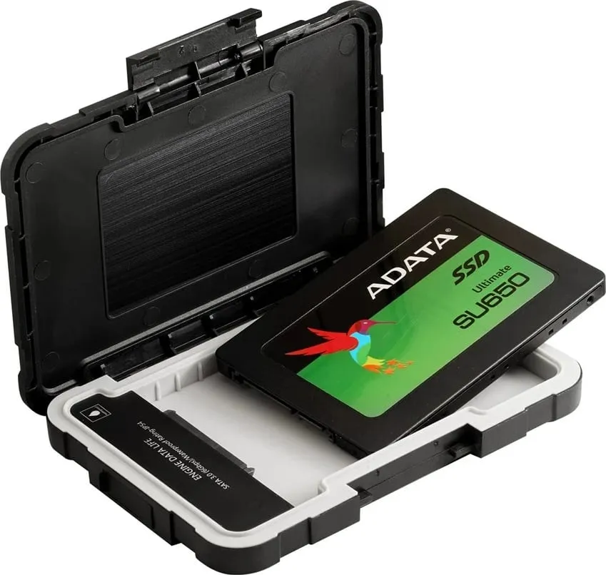 Kuti për HDD/SDD Adata ED600, 2.5", e zezë - 4