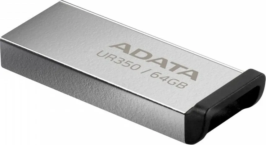 Flash Drive USB ADATA UR350 64GB / USB-A 3.2 Gen1 (5Gbps) – Silver/Zezë - 2