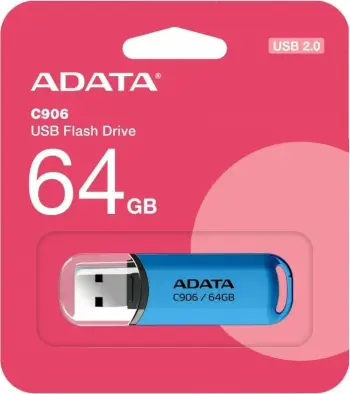 Pendrive Adata C906, 64GB, USB 2.0, Blu
