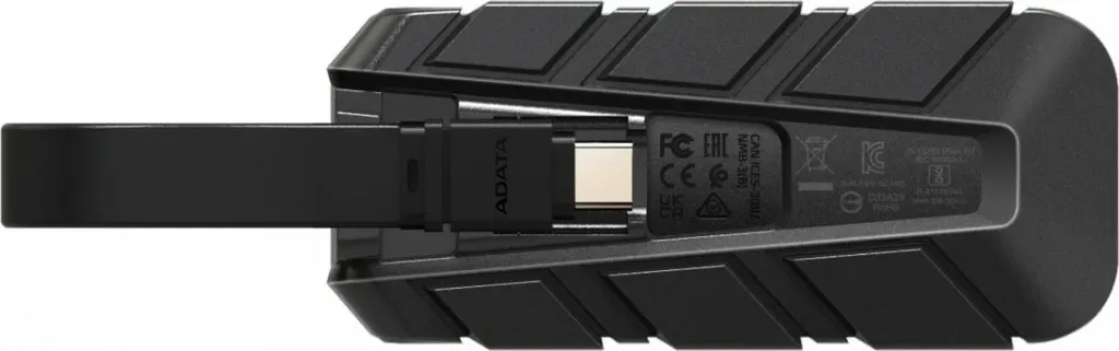 SSD i jashtëm Adata SC740, 500GB, USB 3.2 USB C, i zi - 3