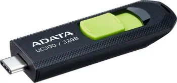 USB ADATA UC300, 32GB, USB 3.2, jeshile e zezë